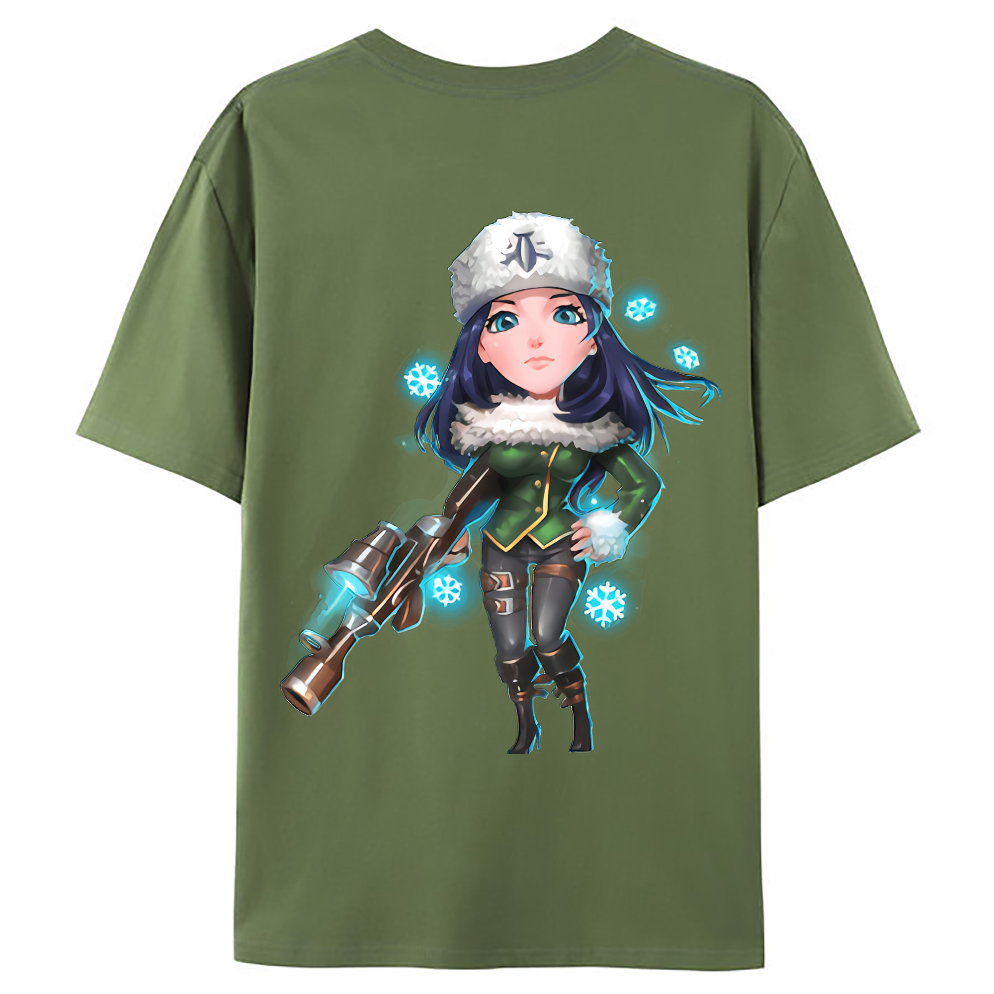 （画像用） リーグ・オブ・レジェンド League of Legends LOL 綿100％ メンズ半袖Tシャツ（バックプリント） 通気性